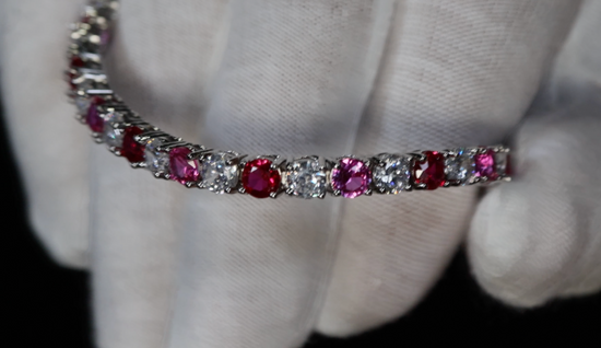 Pink Diamond Bracelet