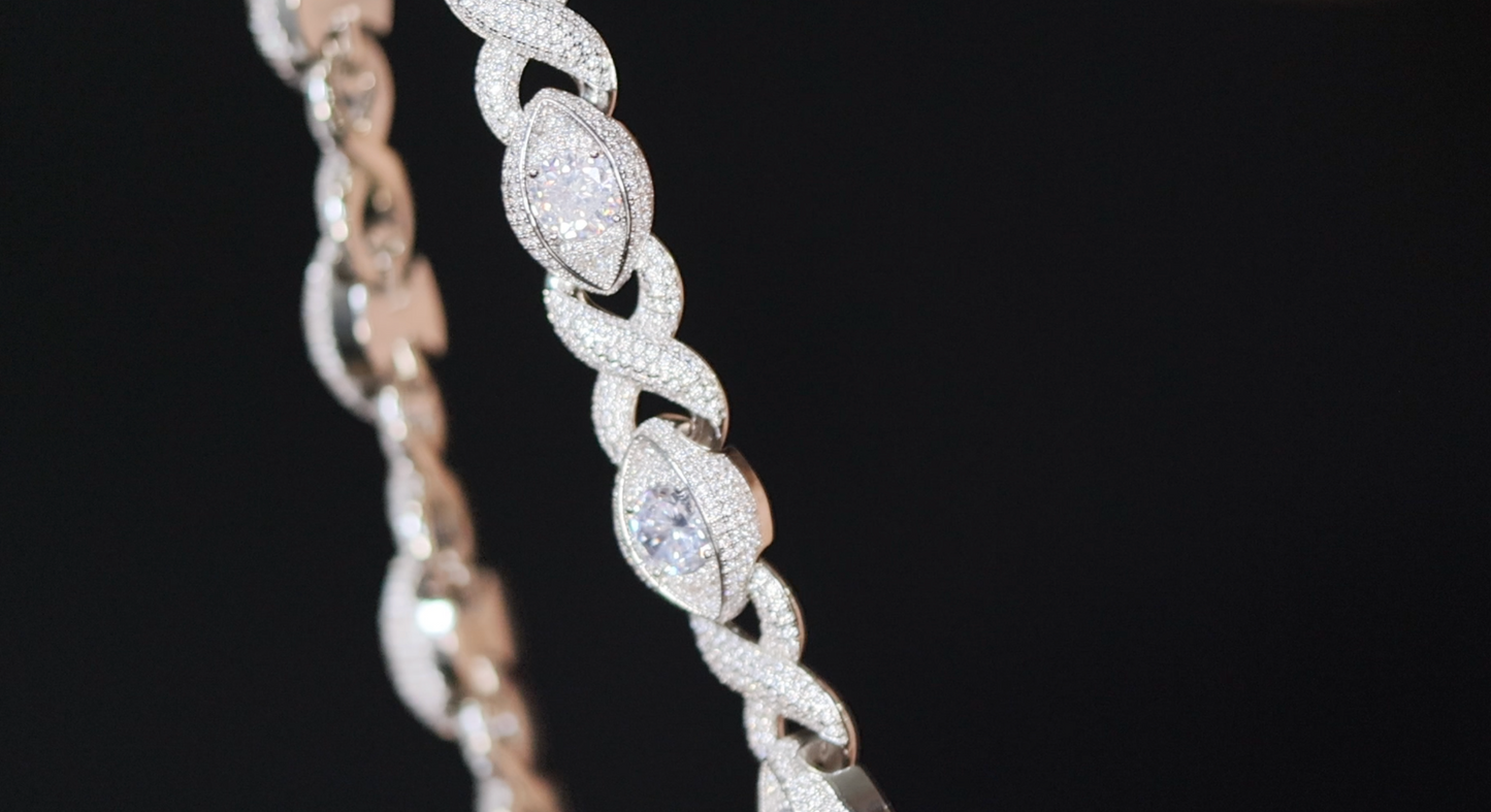 Moissanite Cuban Link Chain