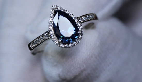 Sapphire Blue Ring