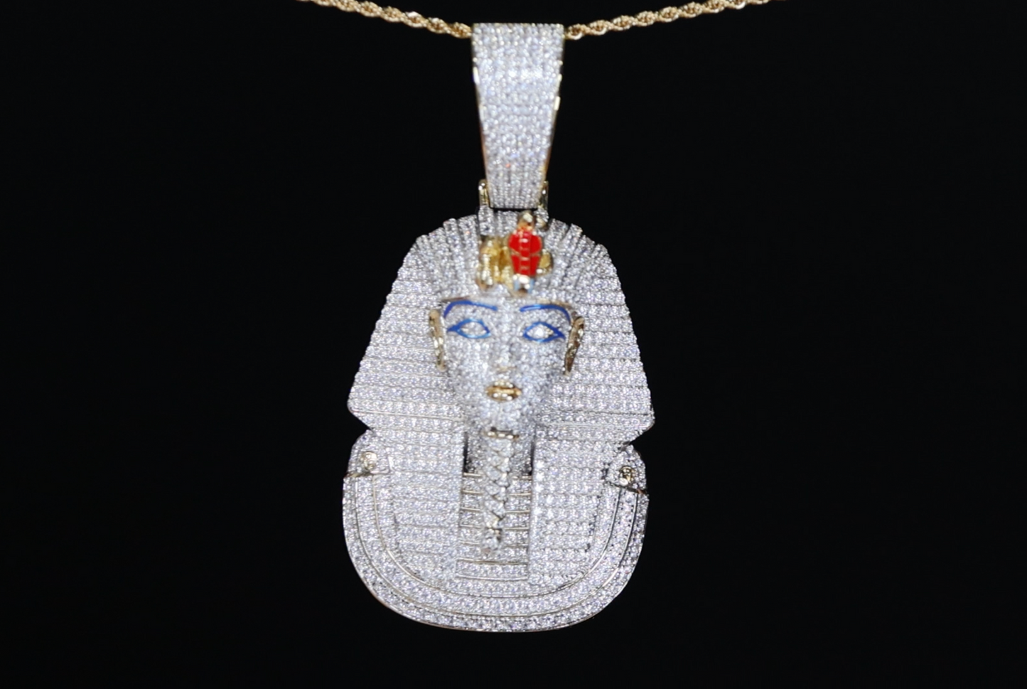 Mens Diamond Pharaoh Pendant