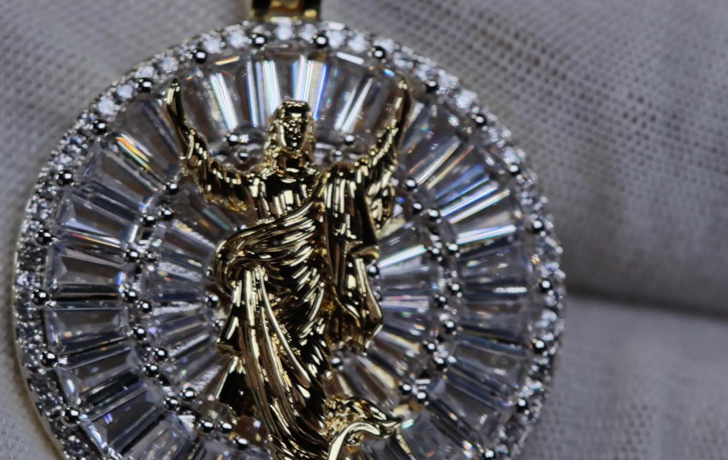 Iced Out Jesus Pendant