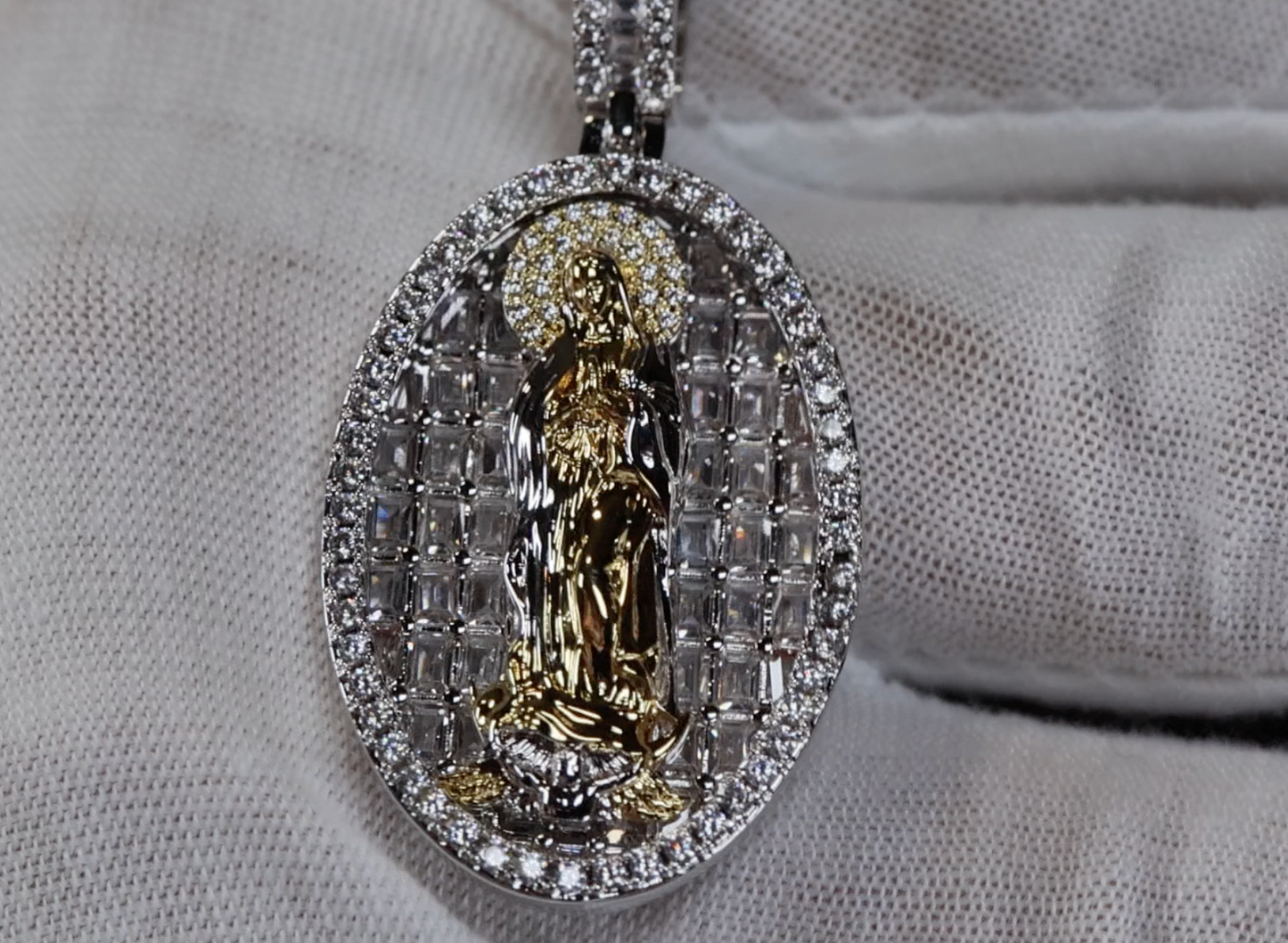 Hip Hop Virgin Mary Pendant