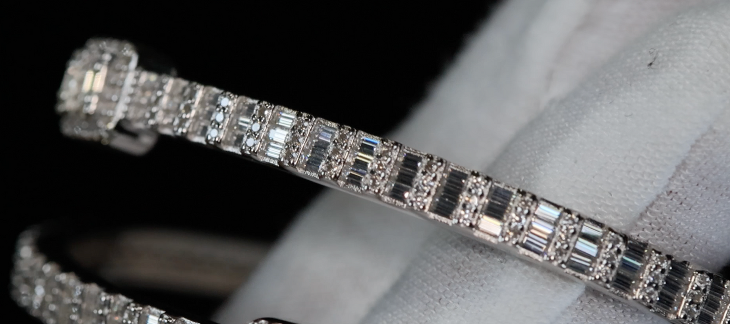 Moissanite Hip Hop Diamond Bracelet