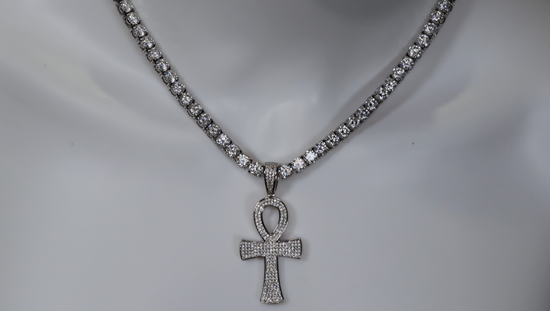 Moissanite Ankh Pendant