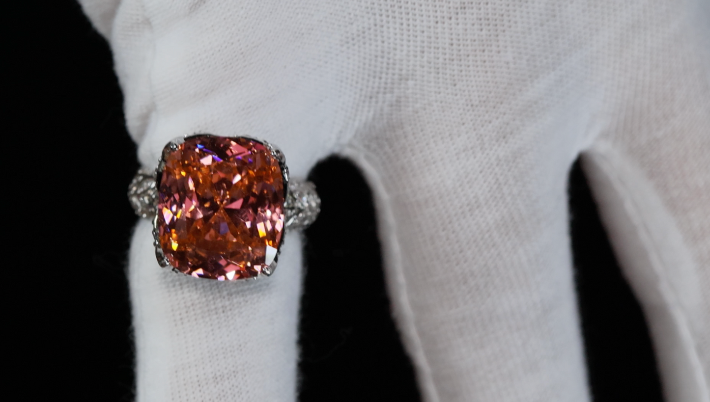 Pink Diamond Ring