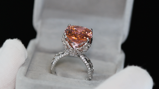 Pink Diamond Ring