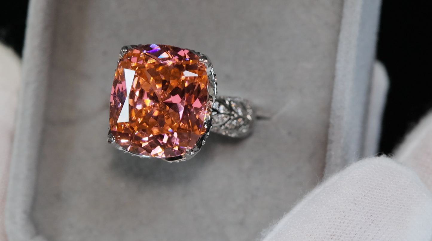 Pink Diamond Ring