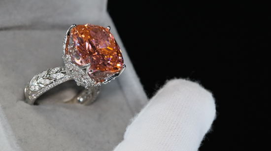 Pink Diamond Ring