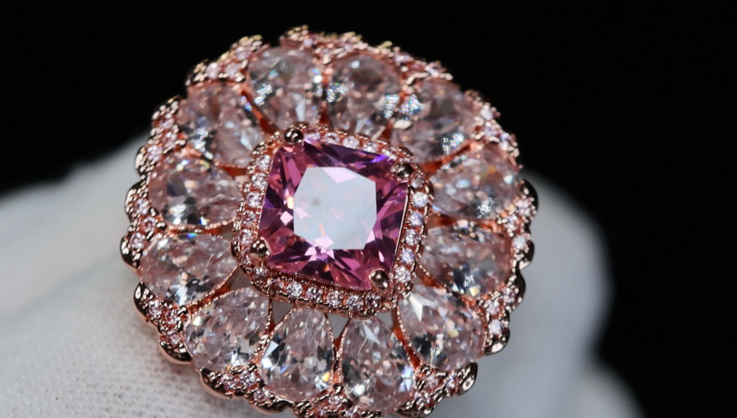 Pink Diamond Ring