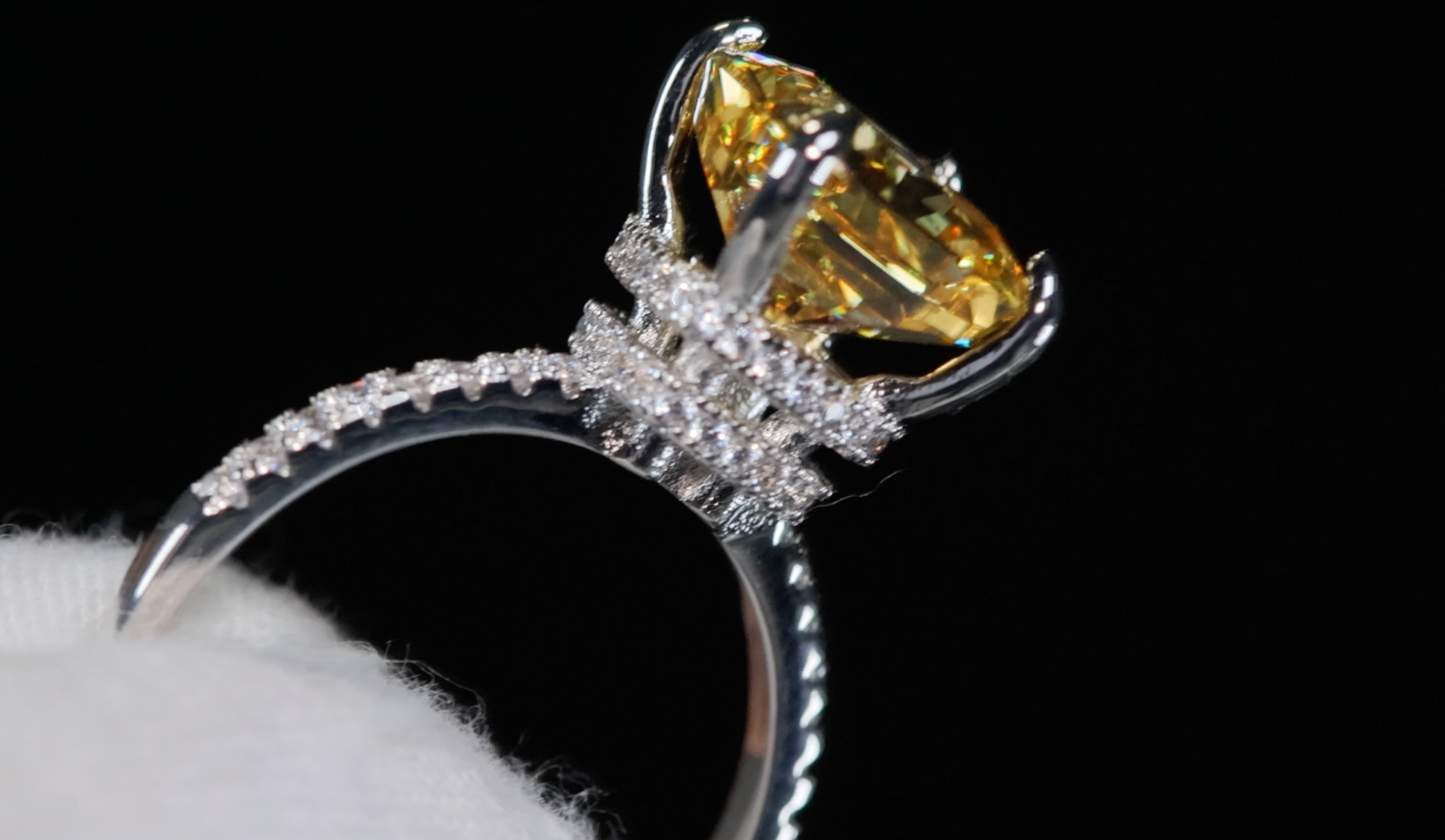 Yellow Diamond Engagement Ring