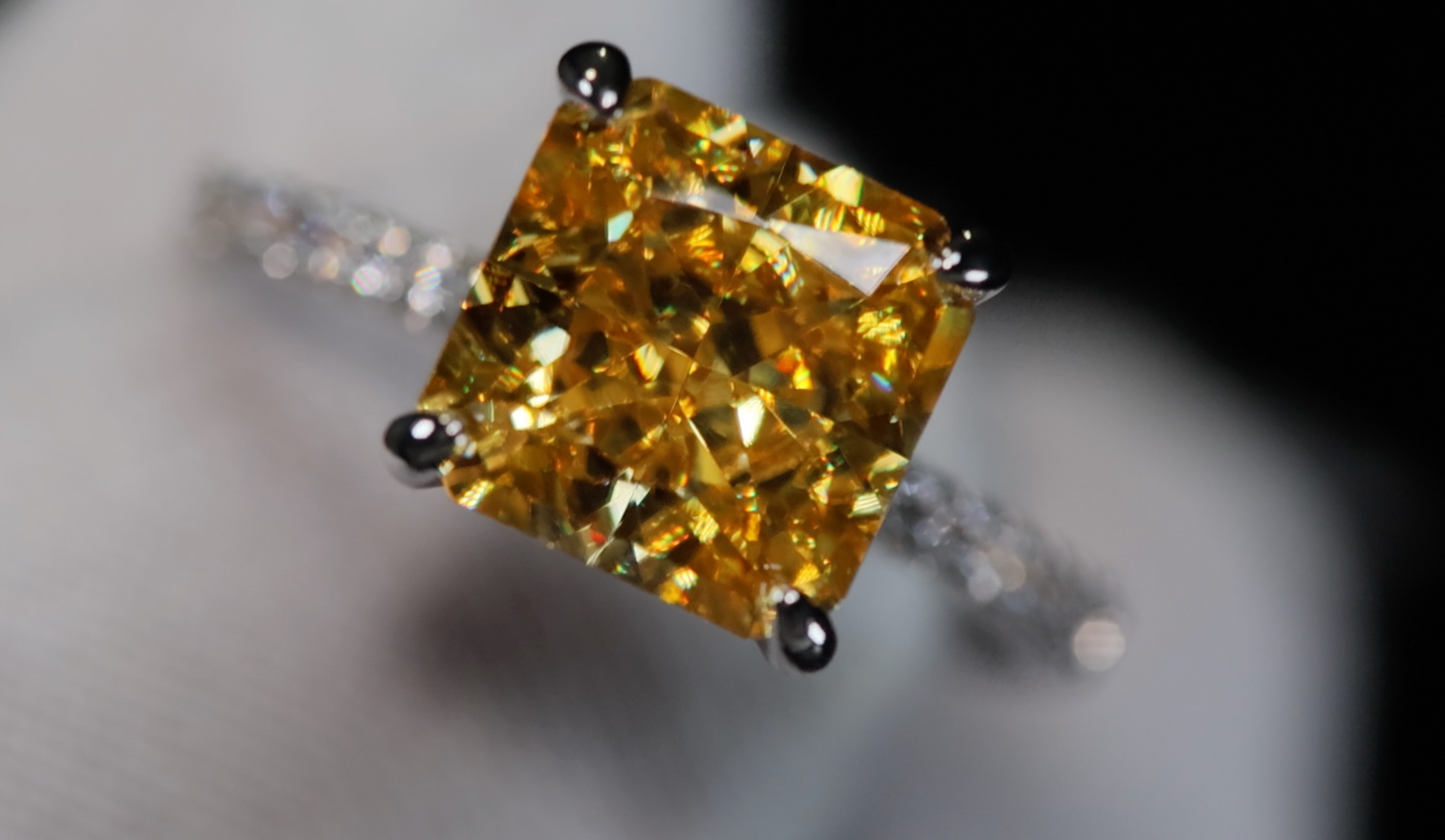 Yellow Diamond Engagement Ring