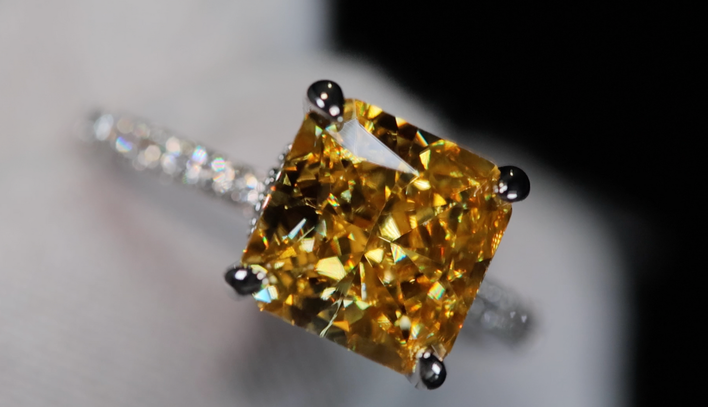 Yellow Diamond Engagement Ring