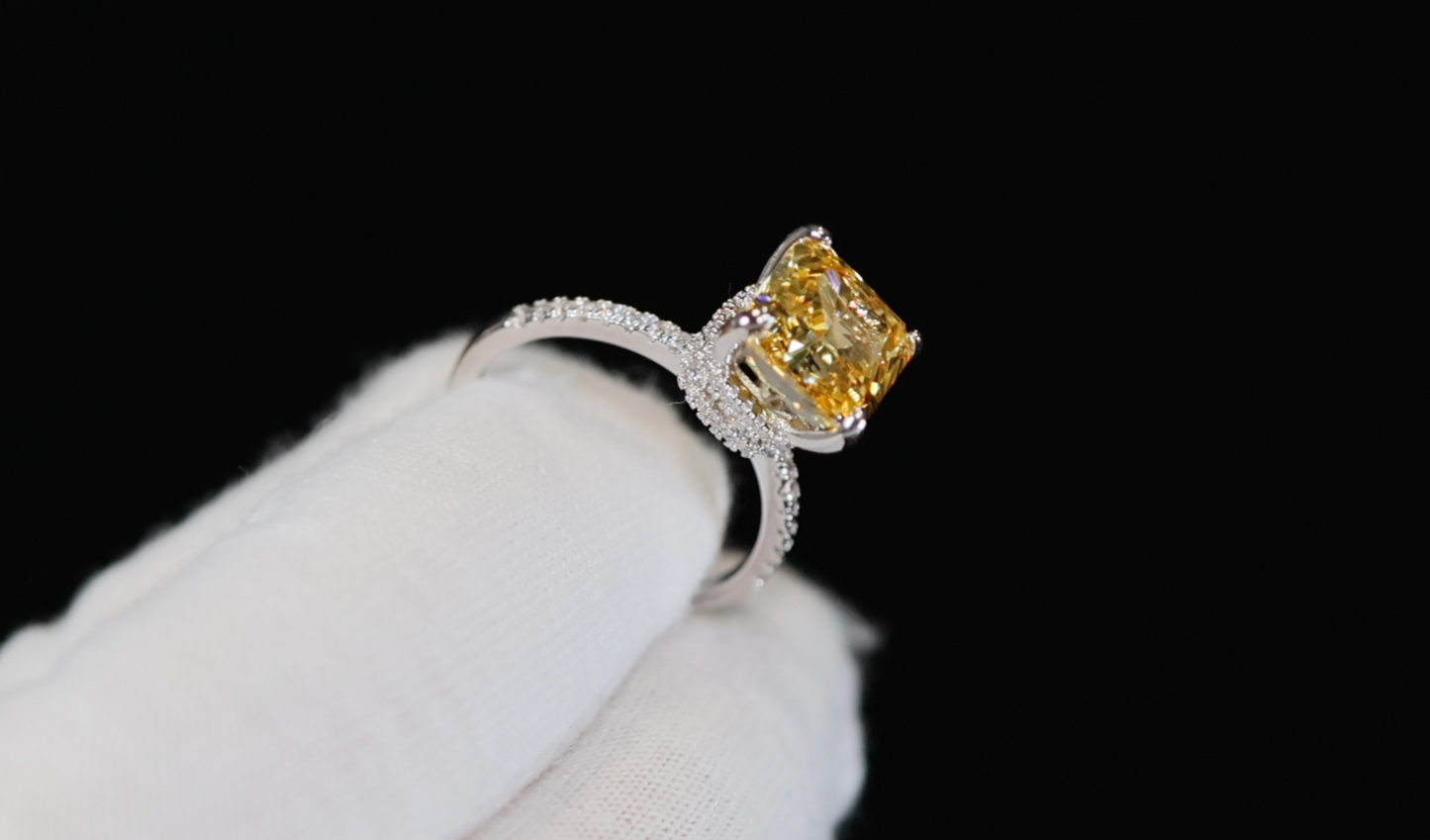 Yellow Diamond Engagement Ring