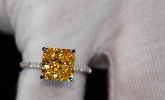 Yellow Diamond Engagement Ring