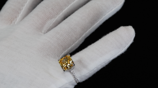 Yellow Diamond Engagement Ring