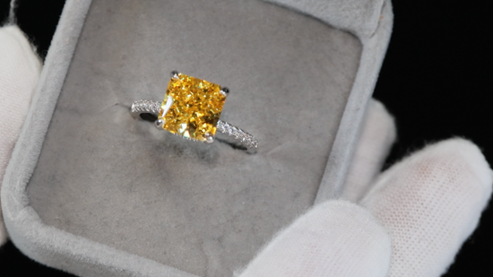 Yellow Diamond Engagement Ring