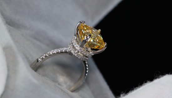 Yellow Diamond Engagement Ring