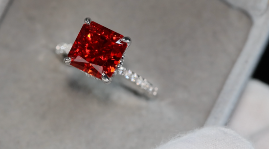 Red Diamond Ring