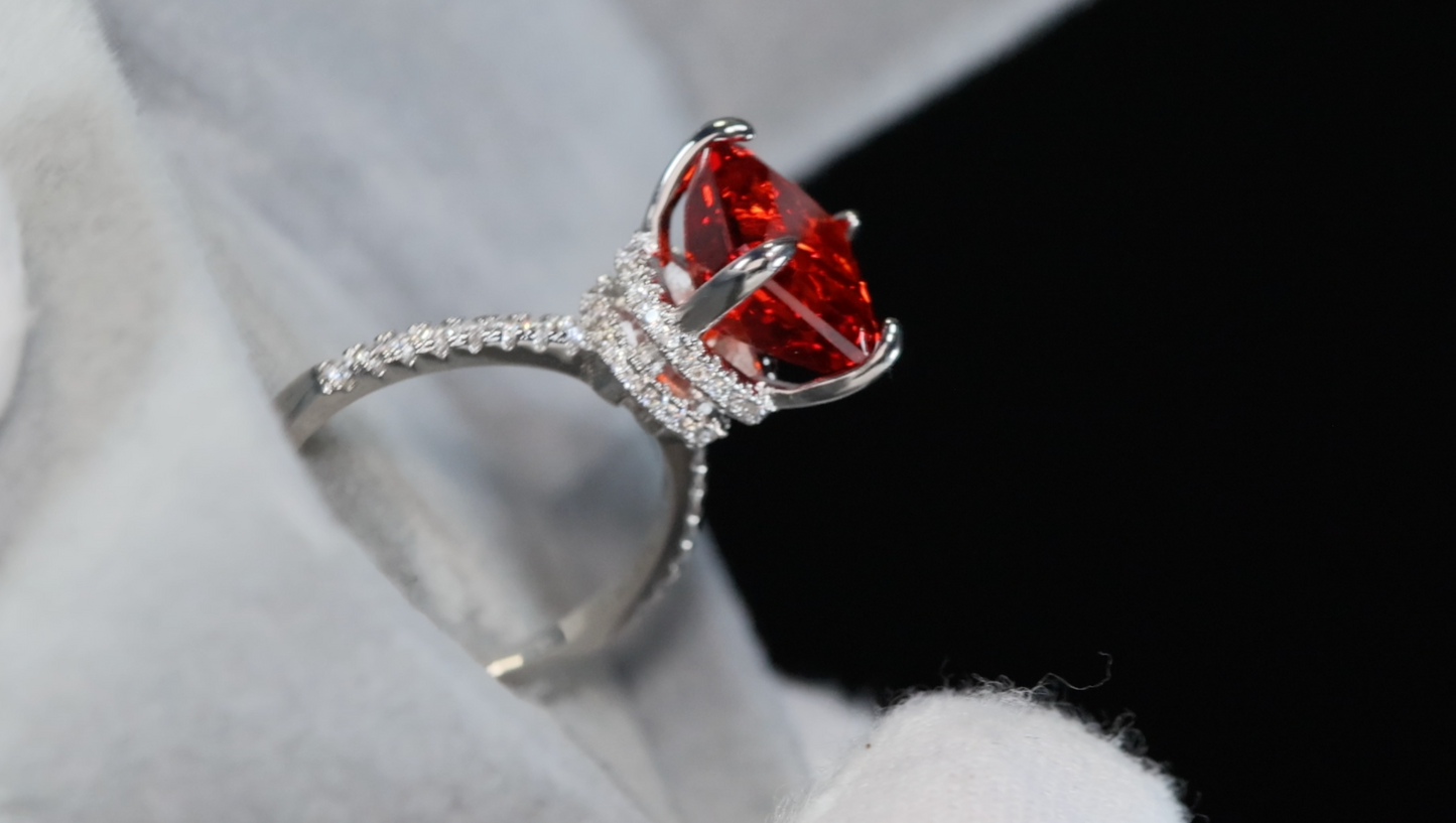 Red Diamond Ring