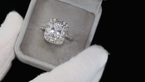 Radiant Cut Diamond Engagement Ring | Womens Radiant Diamond Rings