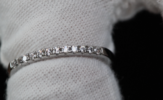 Thin Diamond Engagement Ring