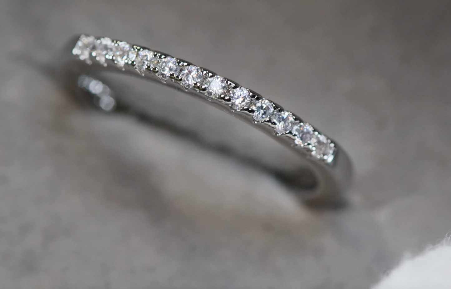 Thin Diamond Engagement Ring