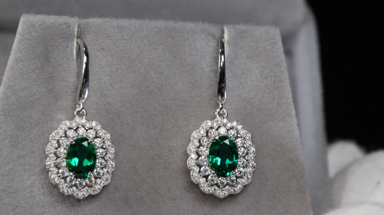 Colombian Emerald Earrings