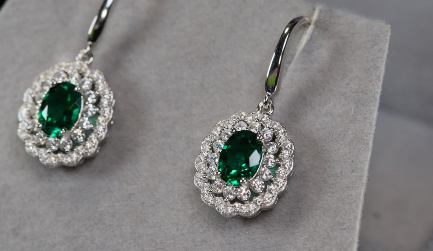 Colombian Emerald Earrings