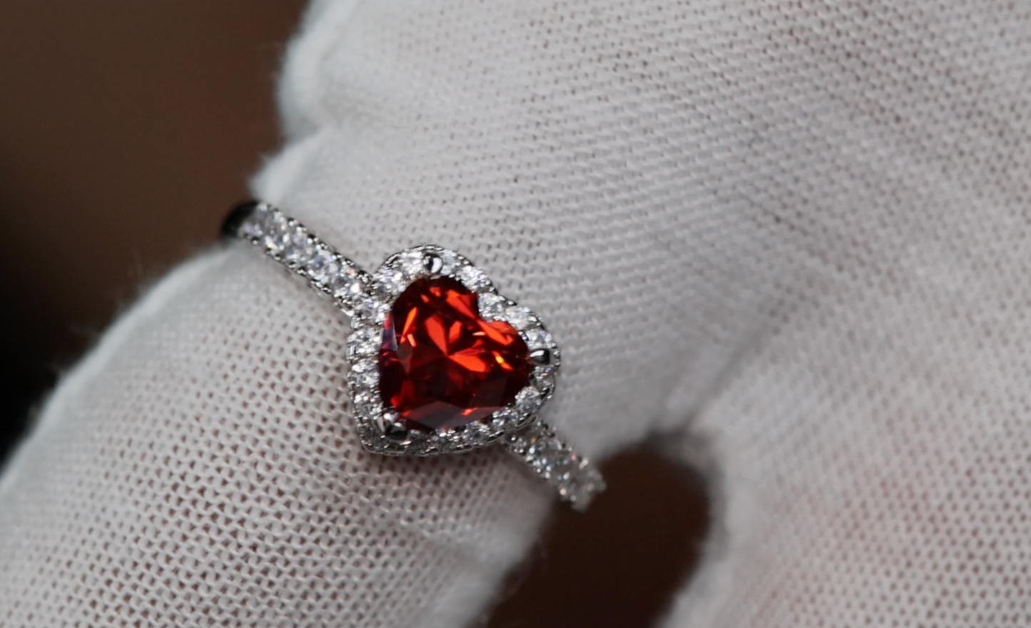 Red Diamond Ring