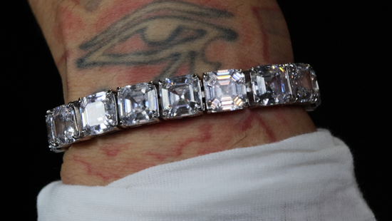 Asscher Tennis Bracelet