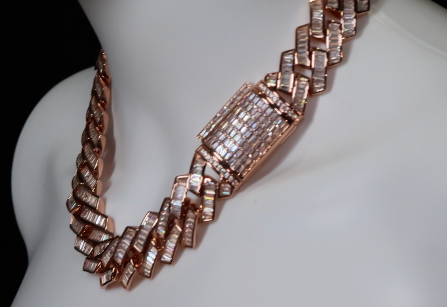 Rose Gold Miami Cuban Link Chain