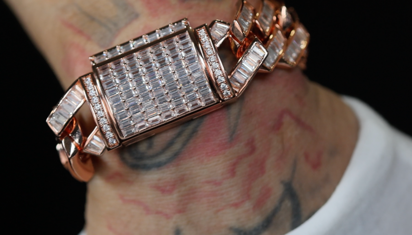 Baguette Cuban Link Bracelet