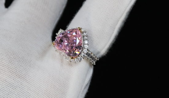 Pink Diamond Ring | Pink Diamond Heart Ring