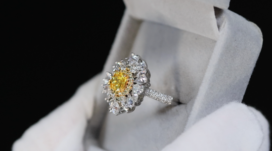 Yellow Diamond Ring | Yellow Diamond Engagement Ring