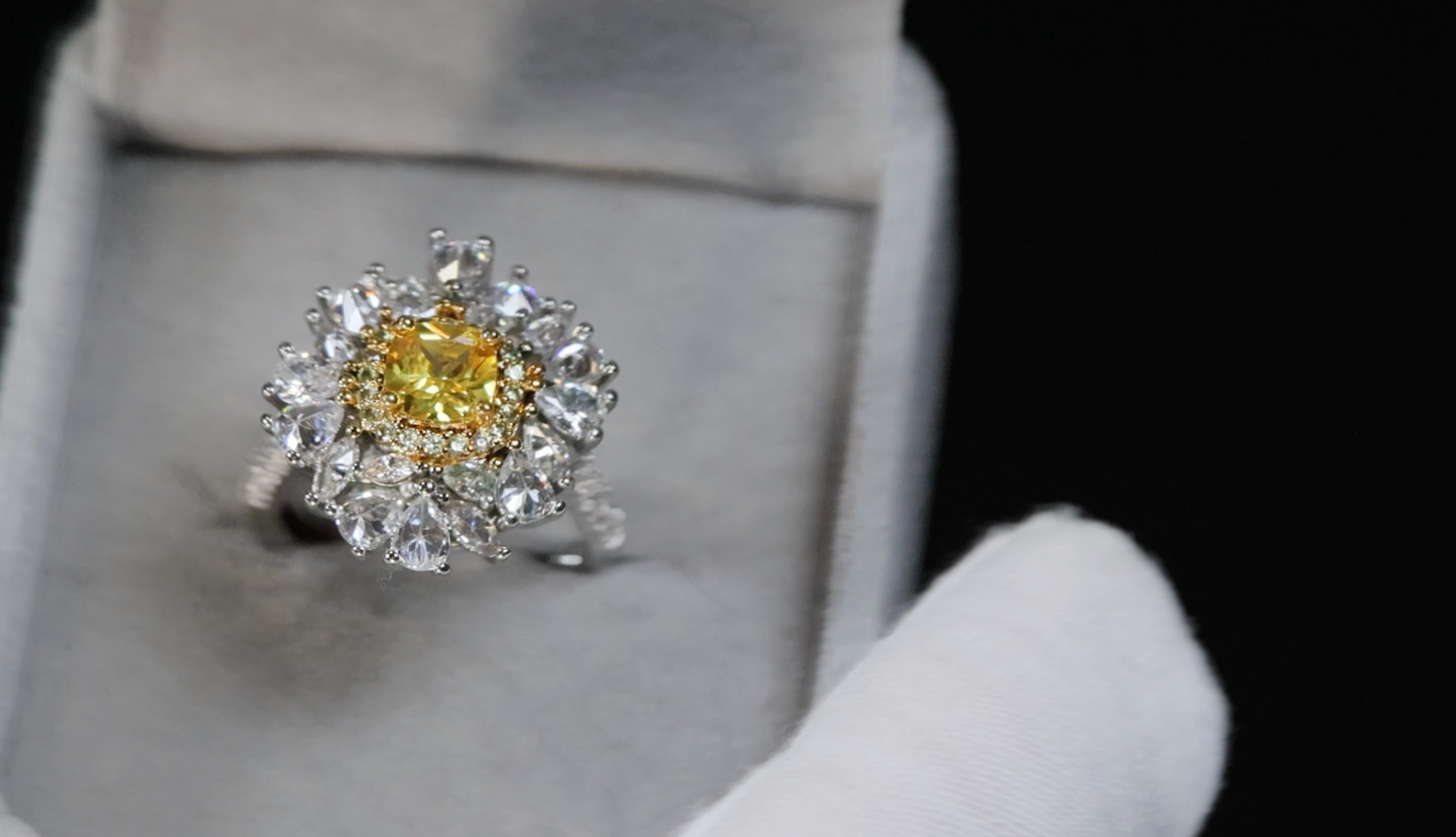 Yellow Diamond Ring | Yellow Diamond Engagement Ring