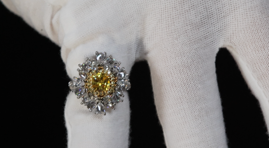 Yellow Diamond Ring | Yellow Diamond Engagement Ring