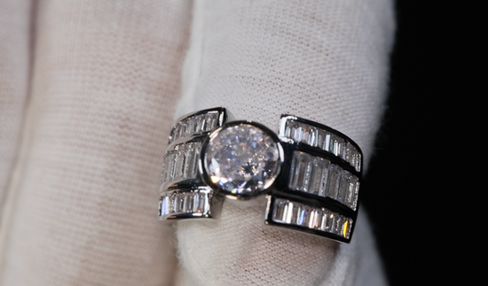 Womens Baguette Diamond Ring | Mens Baguette Diamond Ring