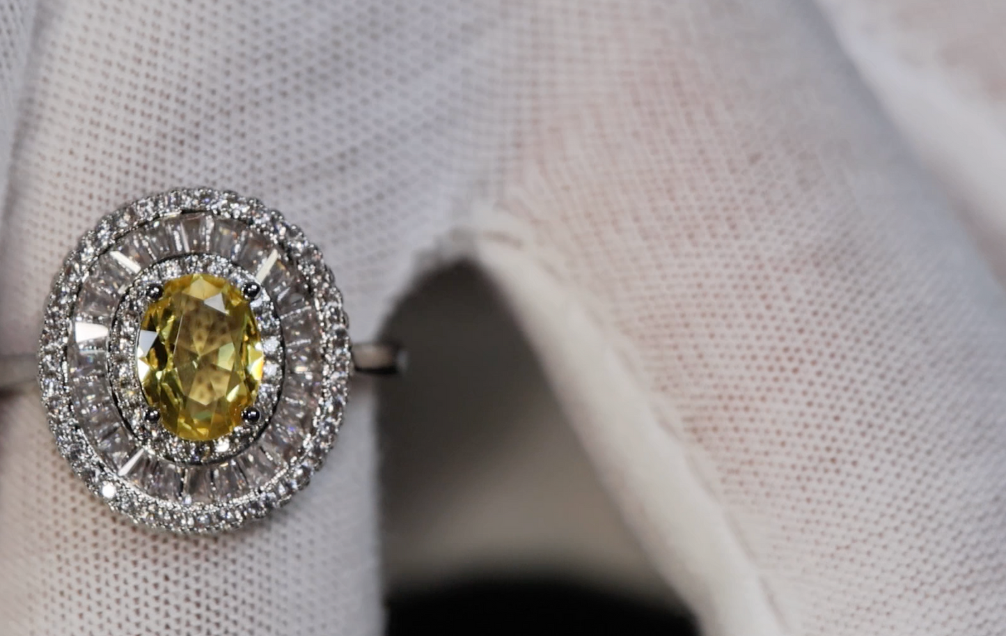 Yellow Diamond Ring | Yellow Diamond Engagement Rings | Womens yellow oval diamond ring