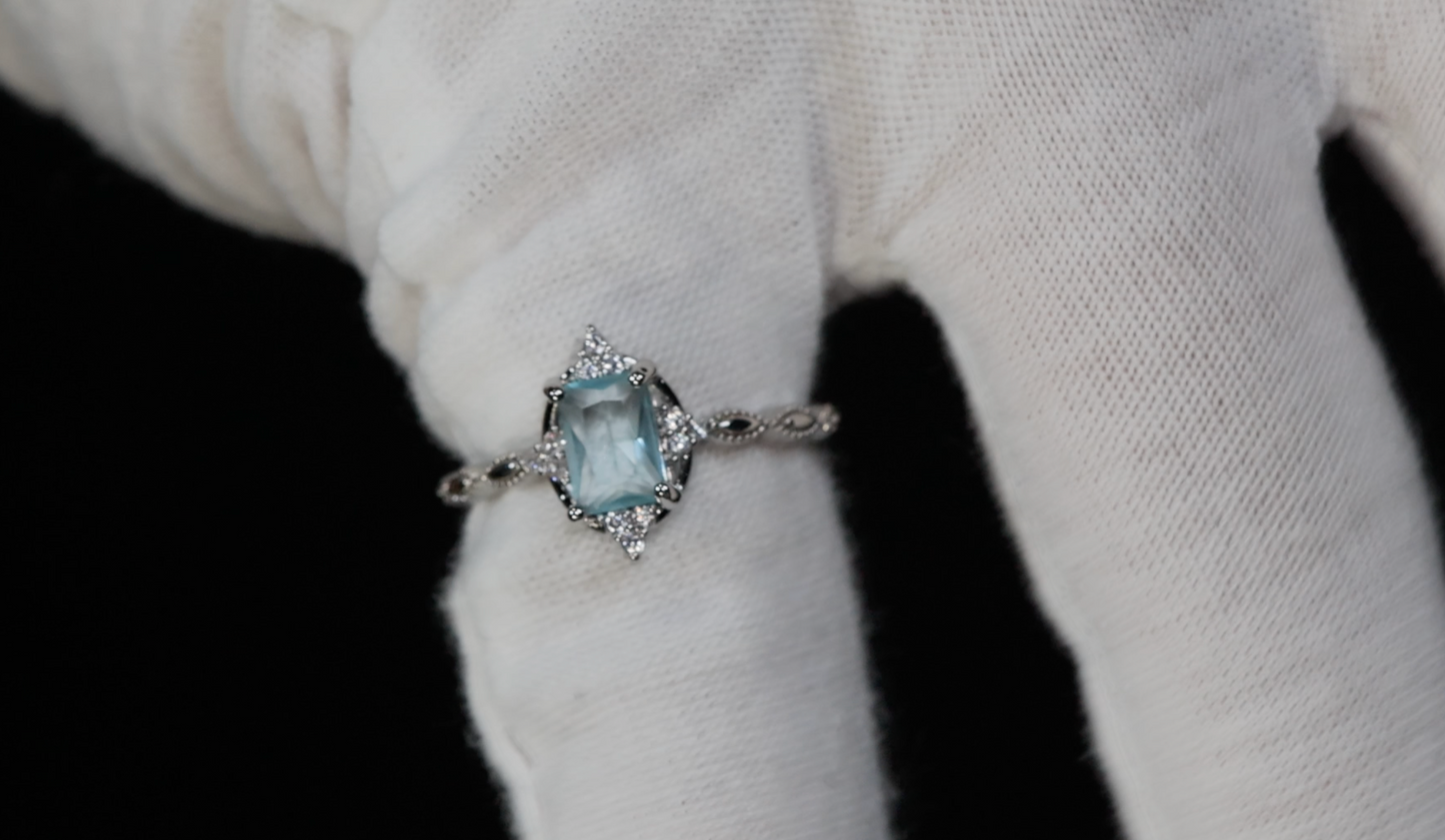 Blue Diamond Ring | Blue Diamond Engagement Ring