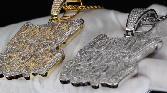 Loyalty Over Royalty Pendant | Iced Out Pendant | Hip Hop Pendants