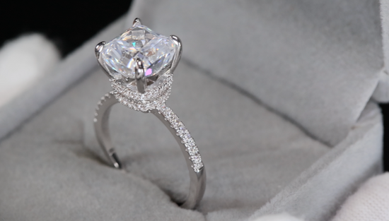 Womens Diamond Ring | Crushed Diamond Engagement Ring