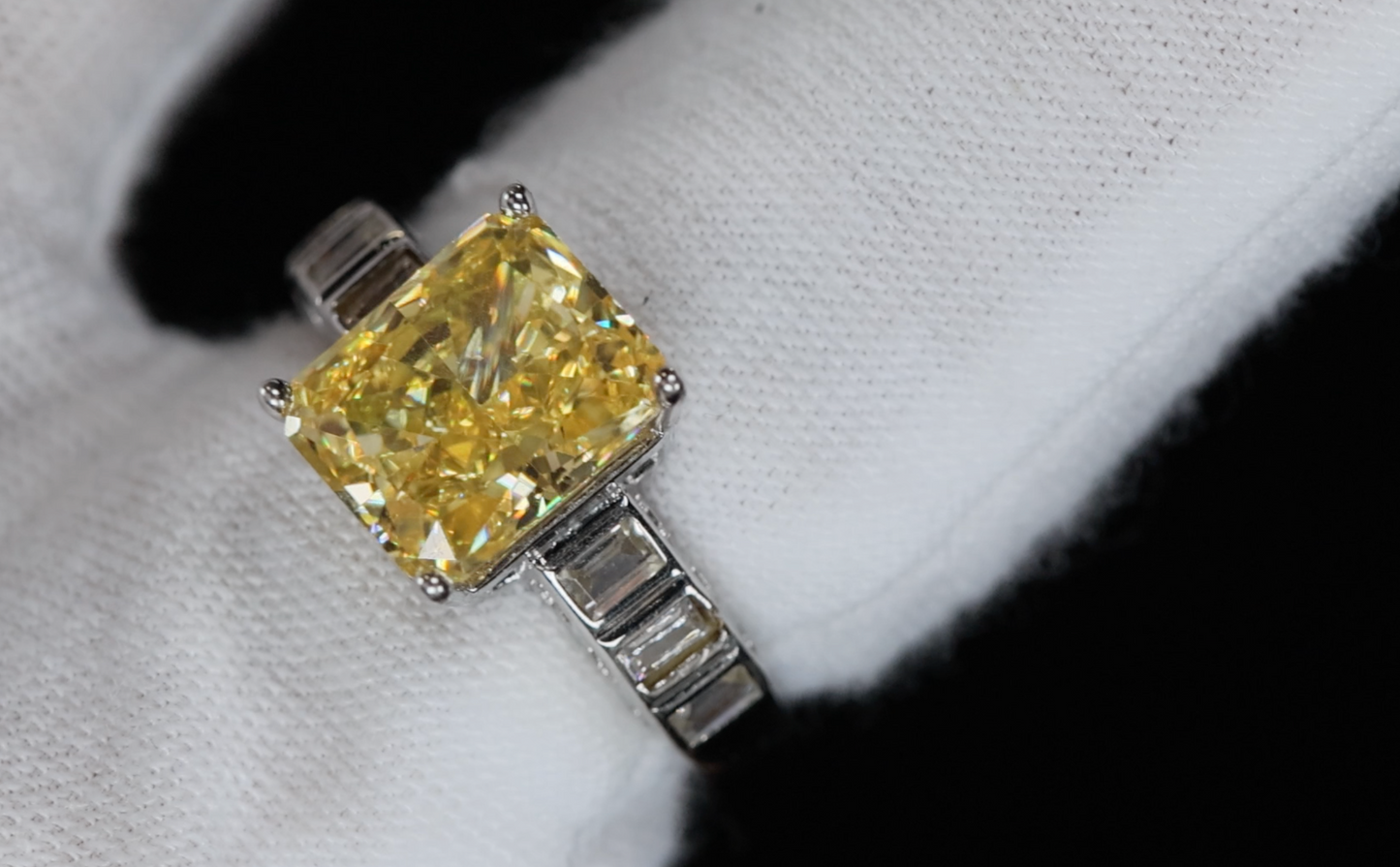 Yellow Diamond Ring | Yellow Diamond Engagement Ring