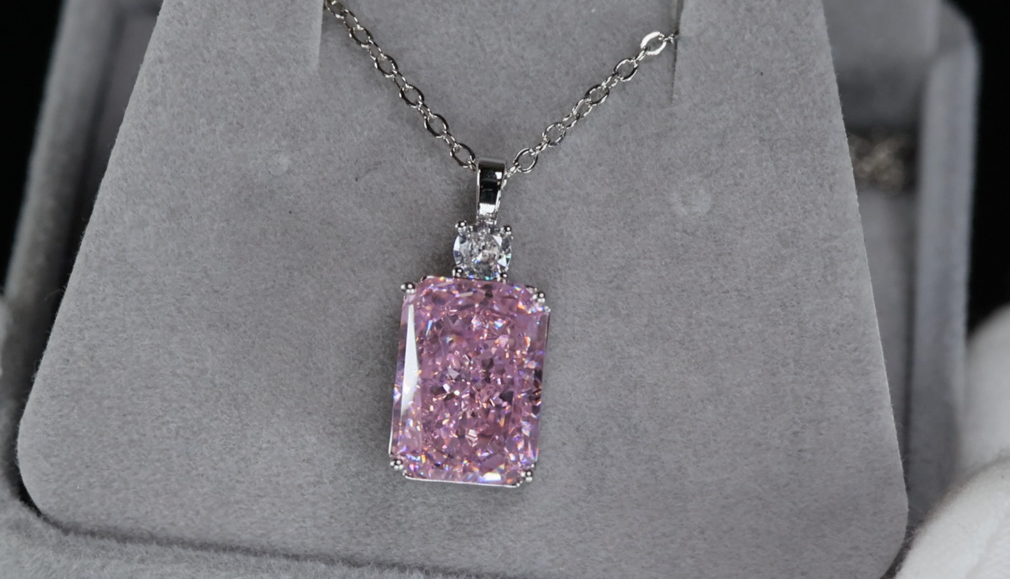 Pink Diamond Pendant