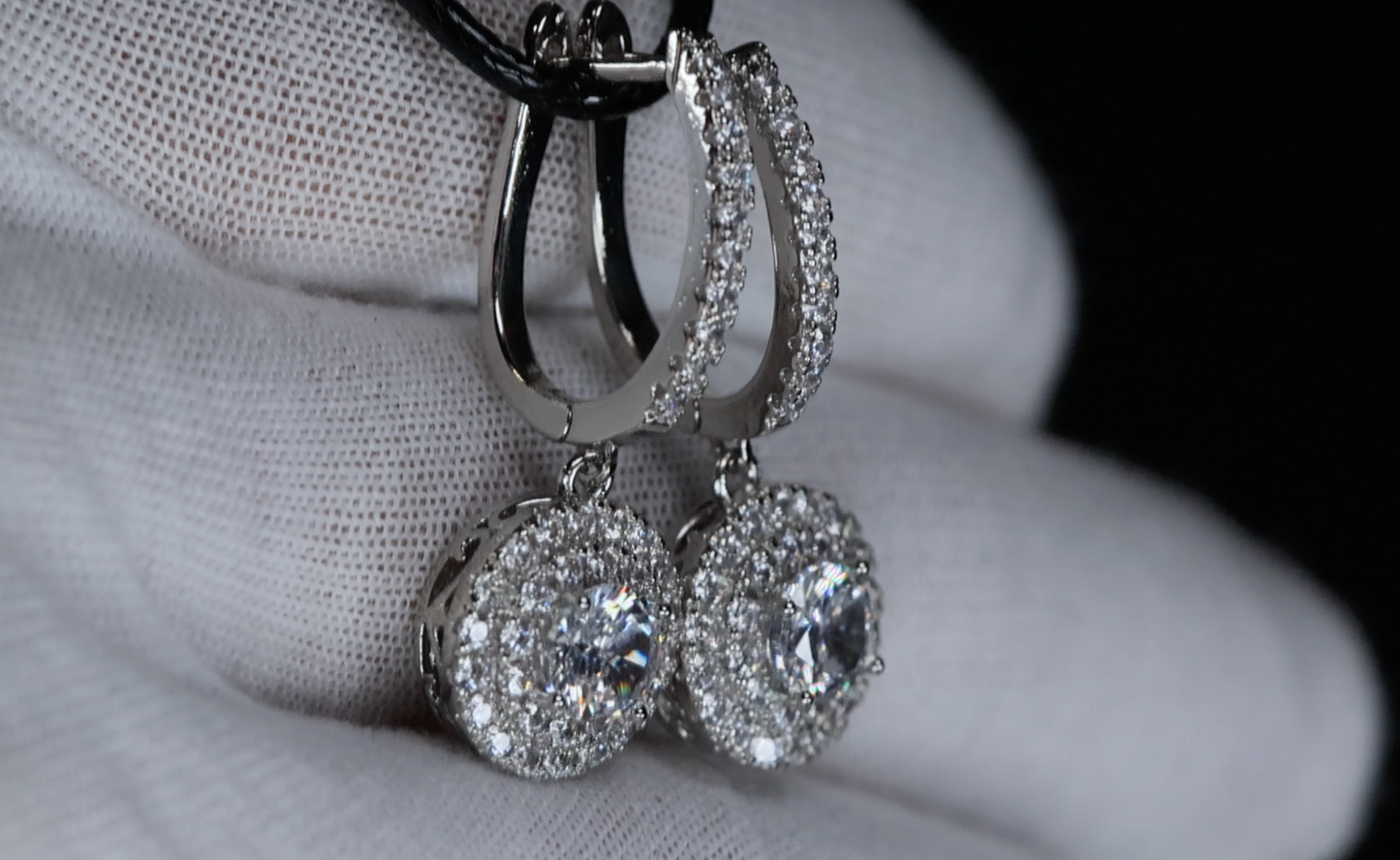 Womens Diamond Earrings | Classy Diamond Earrings | Womens Hoop Earrings