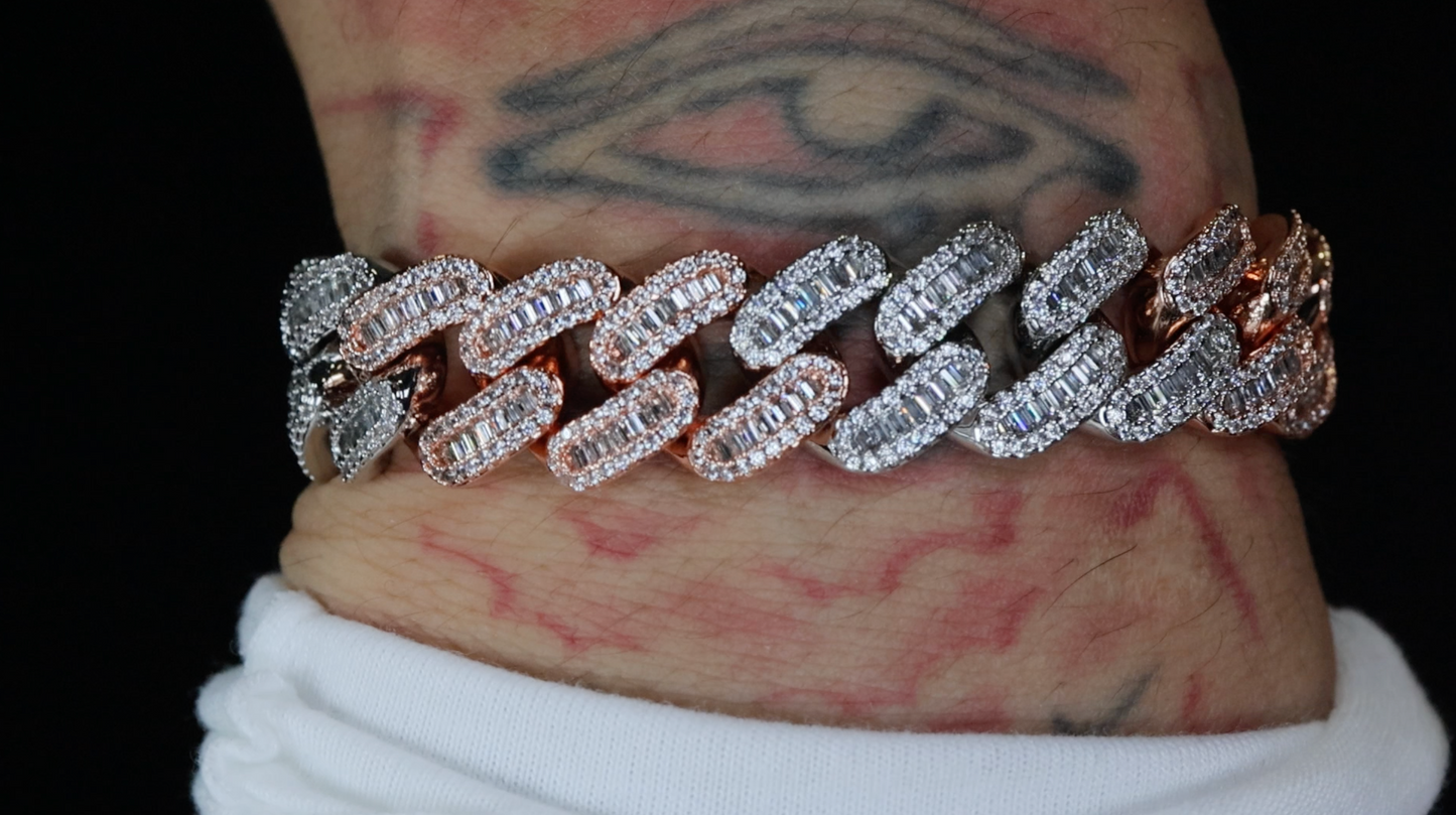 Rose Gold Cuban Bracelet