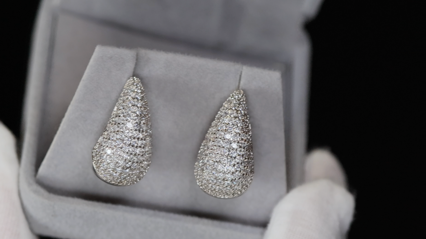 Classy Diamond Earrings | Diamond Earrings | Womens Diamond Earrings