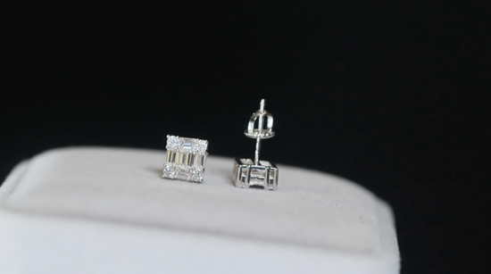 Moissanite Studs