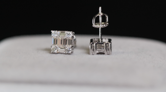 Moissanite Studs