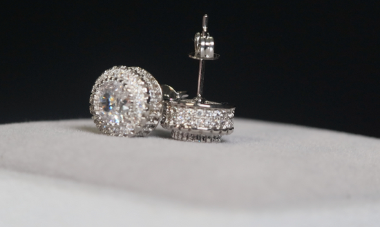 Iced Out Ear Studs