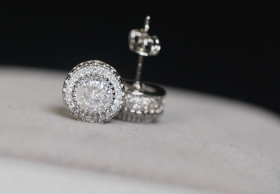 Iced Out Ear Studs